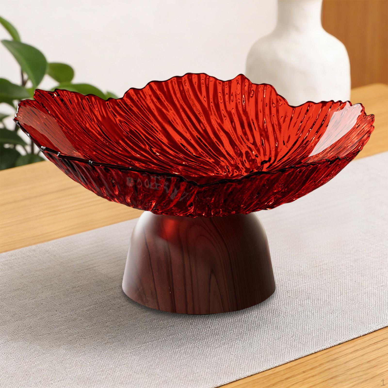 

Fruit Bowl on A Stand, Tall And Lightweight Serving Bowl, Modern Storage Tray for Snacks, Dining