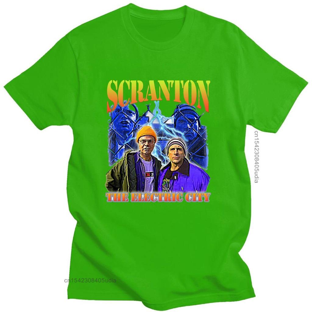 Oversized T-Shirt The Office Dunder Mifflin Dwight Tv Show Scranton Tshirts Male Brand Mens Vintage Cotton Tshirt Unique Tops