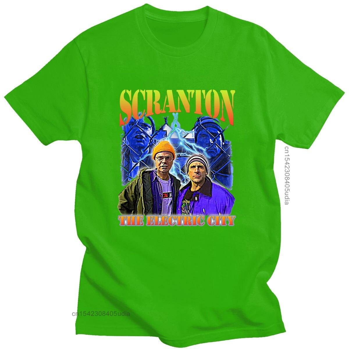 

Oversized T-Shirt The Office Dunder Mifflin Dwight Tv Show Scranton Tshirts Male Brand Mens Vintage Cotton Tshirt Unique Tops 3XL