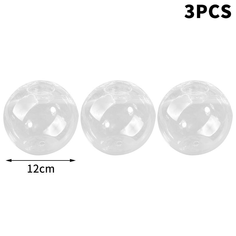 European Style Round Glass Candle Holder - Scented Glass Bottle For Christmas, Wedding & Table Centerpiece Decor