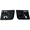 2PCS Universal Car Decorative Air Intake Trim Cover,Hood Air Vent,Air Flow Intake for Car Hood (Black)