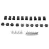100PCS SM Plug 4pin Connector Male Female Wire Jumper Pin Header Connector Housing Kit