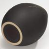 Shigaraki Ware Hechimon Vase Flower Base Large Brown Manju Natsume Pottery MR-1-2599