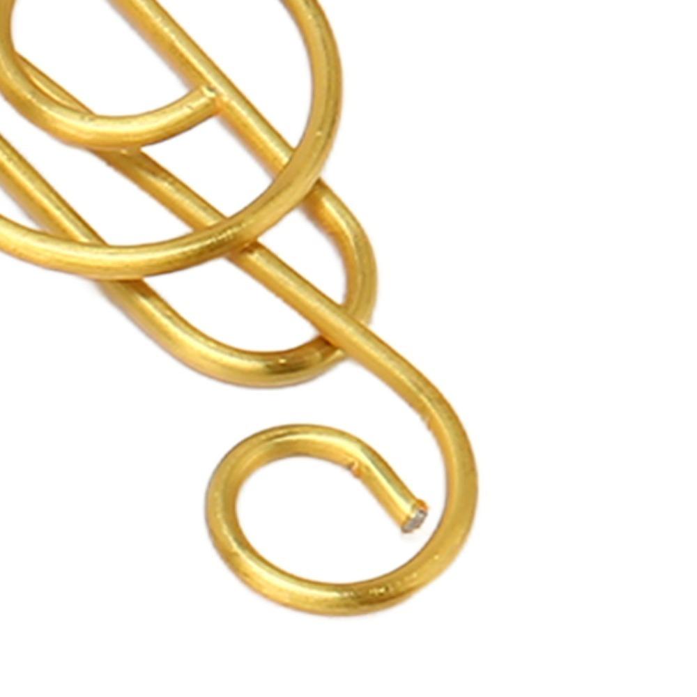 100 Pcs Music Note Shape Fancy Paperclips Anti Slip Cool Paper Clips Small Paper Clips  Notebook