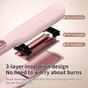 2-in-1 Hair Straightener Curling Iron Ceramic Plate Negative Ion Wide Plate Temperature Adjustable Hair Straightener