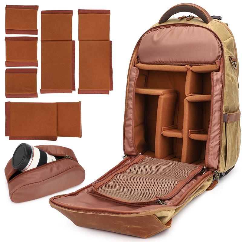 Origin Camera Backpack Waterproof Canvas Bag Outdoor Liner Digital Shoulder Photo Bag