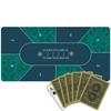 Poker Mat for 8 Players Poker Table Play Mat Resin Mat Rubber Mat 40 X 80cm PRODIGY-ONE (Duo)