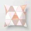 Pink Color Cushion Cover Geometric Print Decorative Pillows Red Stripe Pillow Case  Pillows Decor Home For Car/bed /sofa