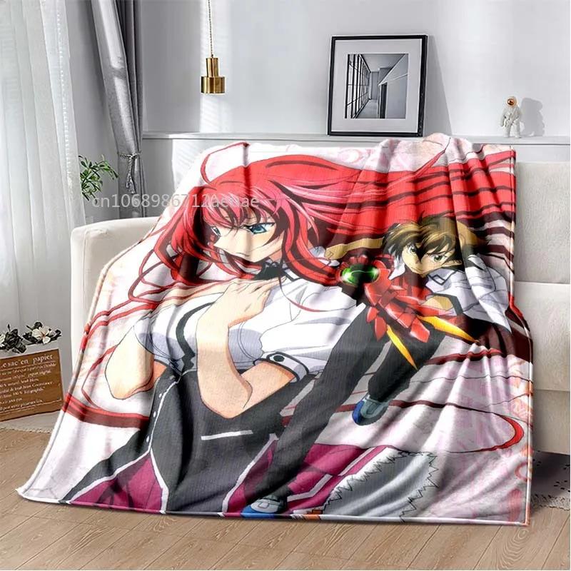 Cartoon Sexy Girl High School DxD Anime 3D Blanket Cover Flannel Blankets for Beds Sofas Warm Bed Sheet Soft Blanket