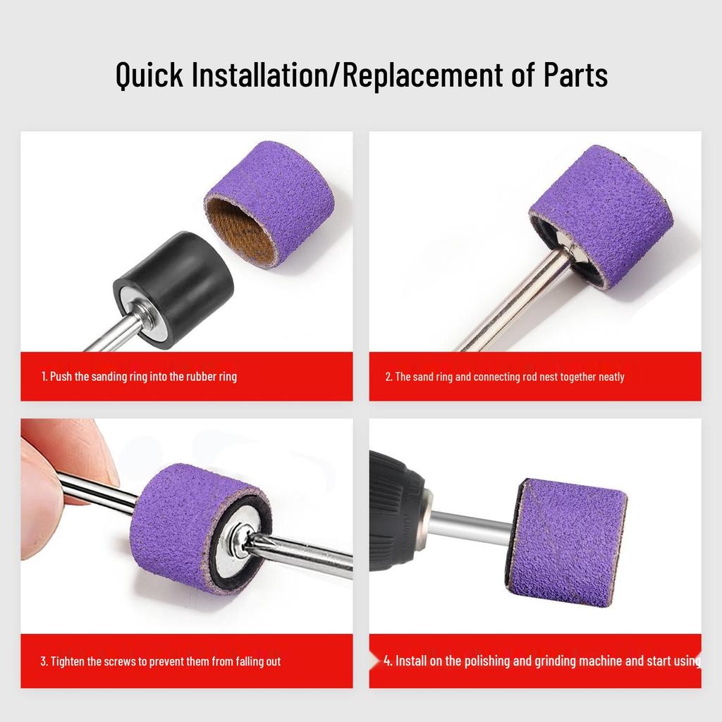 Industrial Sanding & Polishing Wheel for Grinders - Metal Rust Removal & Wood Peeling Tool