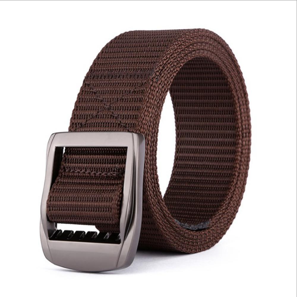 

with Automatic Buckle Quick-Release Buckle Belt Multi Function Nylon Belt Men s Canvas Belt Unisex кавовий
