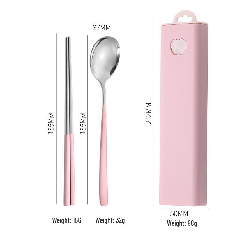 ZISIZ Portable Stainless Steel Cutlery Set