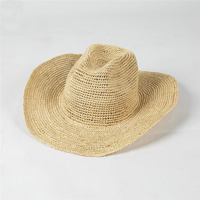 

Шикарная кепка ручной работы из рафиграса с большими полями Fedora для мужчин и женщин Panamjazz head size 57cm