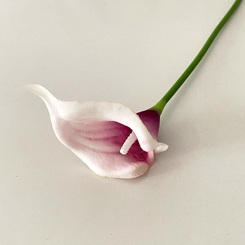 Mini Calla Lily Artificial Flowers For Wedding Decor Home Office Props Photography