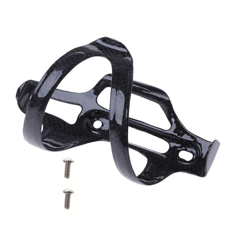 Full Carbon Fiber Bicycle Bike Water Bottle Holder Adjustable Side Open Cage Kit