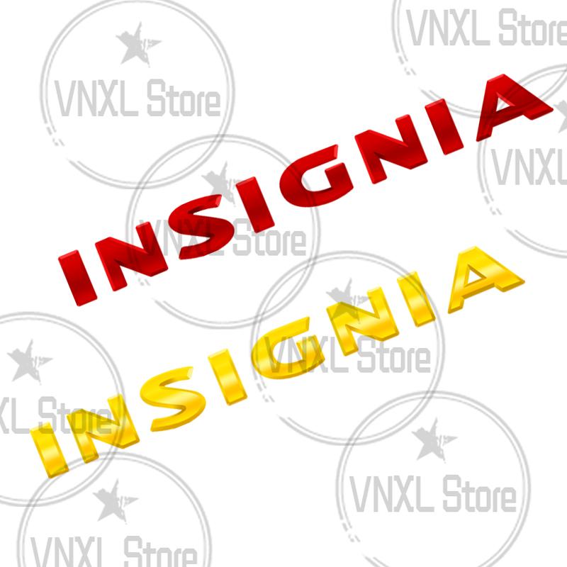 Car-Styling For Opel Vauxhall Insignia Letter 3D Metal Stickers Car Trunk Body Emblem Auto Lettering Decals Accessories