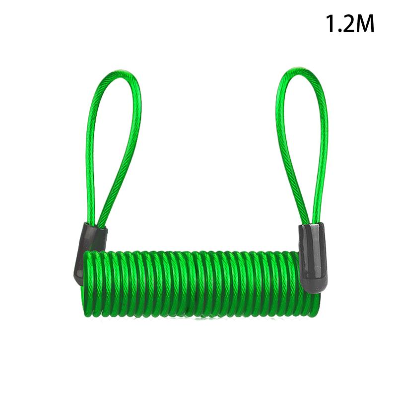 1.5m Disc Lock Reminder Cable, Anti-Theft Motorbike Motorcycle Wheel Disc Brake Alarm Lock Reminder Cable For Motorcycle Parts