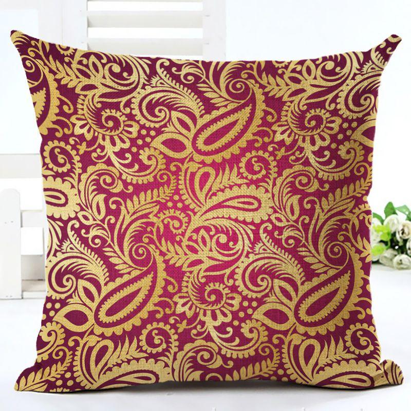 Exquisite Kissenbezüge mit Paisley-Print im Ethno-Stil für Vintage-Böhmische Sofadekoration