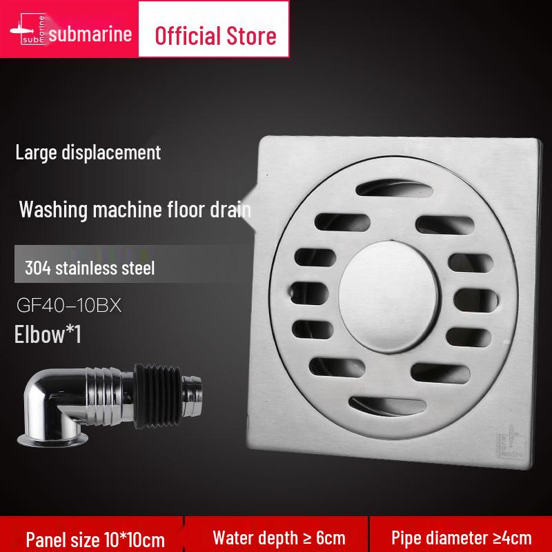 Нержавеющая сталь Ультратонкий Защита от запаха Подводный Душевой Пол Слив GF40-10B