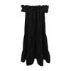Women's Short Sleeve Casual Loose Ruffled Stitching Cupcake Princess Dress