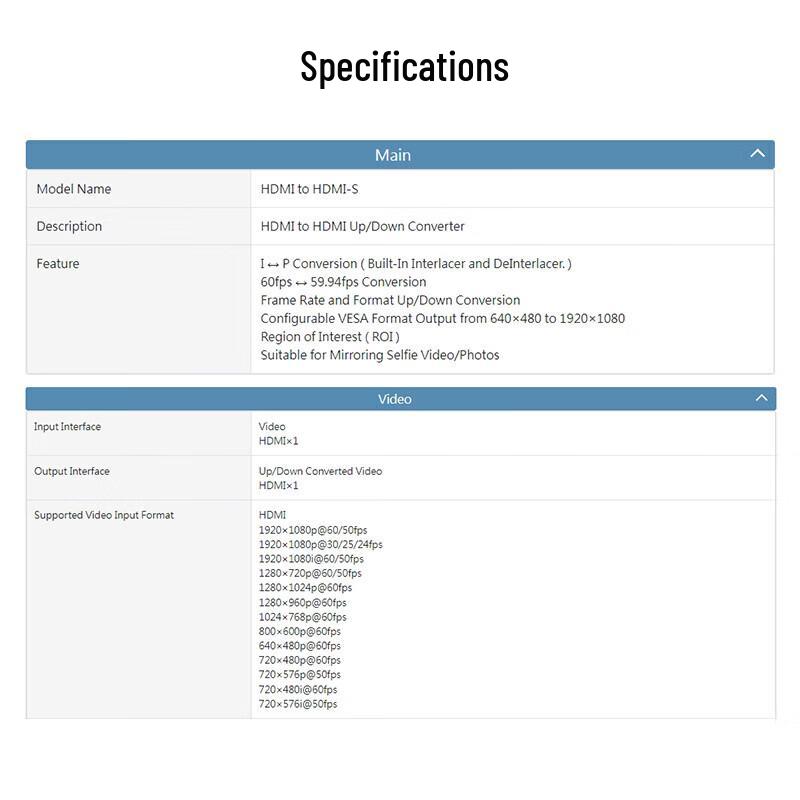 TCHD HDMI to SDI Video Converter