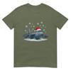 Christmas Lights Wrapped On Air Plane B52 Military Aircraft TShirt