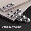 For Samsung S24 Ultra S24 Plus Aluminum Alloy Scratch-Resistant Tempered Glass Camera Protection Film Cover