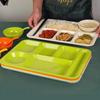 A5 Melamin geteilter Cafeteria-Tablett