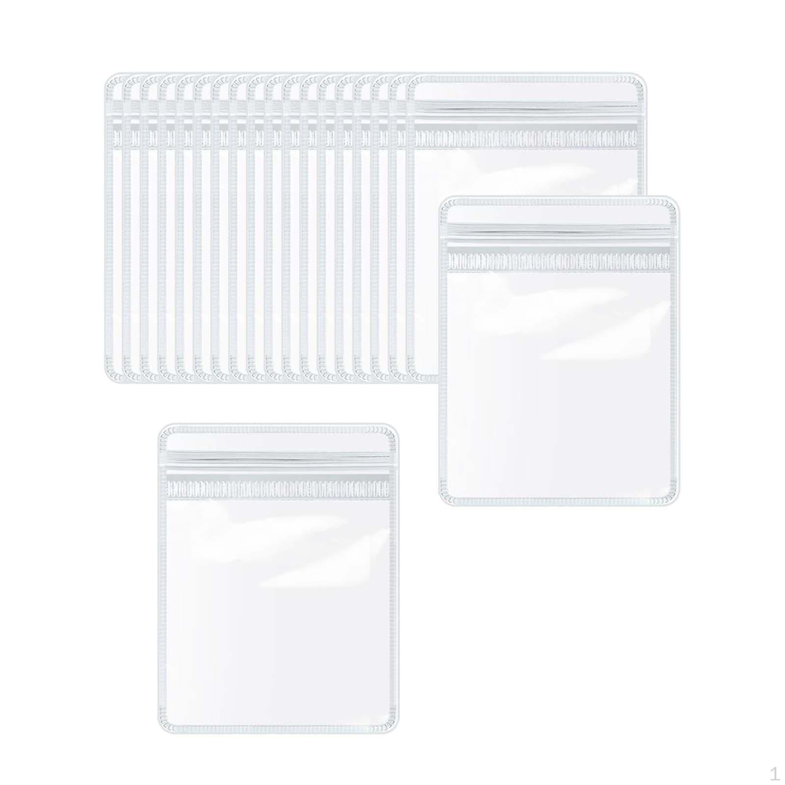 

20 шт. сумок для хранения ювелирных изделий, органайзер, защита от потускнения, переносная сумка, сумка на молнии Clear Without Box