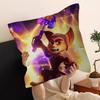 Ratchet N Clank Cartoon Fan Art Personalized Pillow Cover Kids Bedroom Wild Party Decor Pillowcase Kid Birthday Shower Gift
