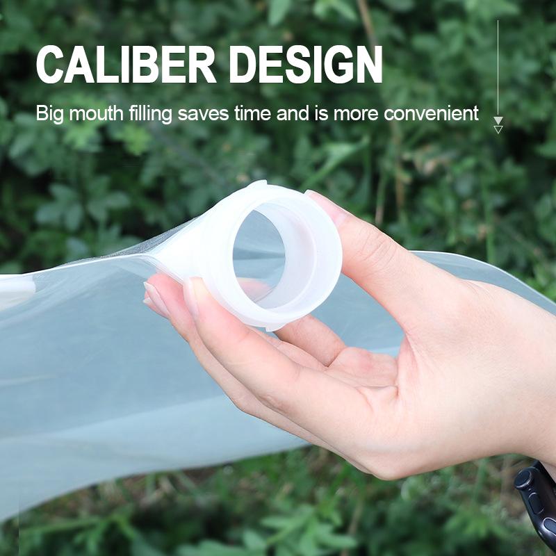 25/5/10L Foldable Lightweight To Carry Drinking Water Pouch Outdoor Activity Camping Hiking Water Storage Pouch Thickened Roomy Water Container