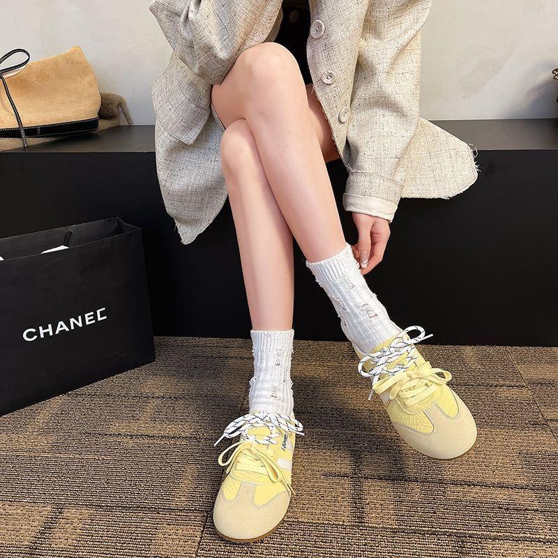 Soft Bottom Women's Spring New Flat Bottom Comfortable and Versatile Light Leisure Sports Jogging