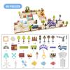 3D Puzzle Track Car Toy Set Assembling Scene Maze DIY Rail Car Amusement Park Puzzles Track Vehicle Creative Game Logic Kits Toy