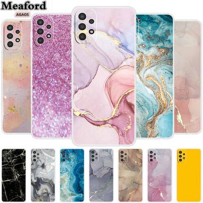 For Samsung A32 4G 5G Case TPU Soft Marble Clear Silicone Fundas for Samsung Galaxy A32 5G Samsung A72 A325F Transparent Capa