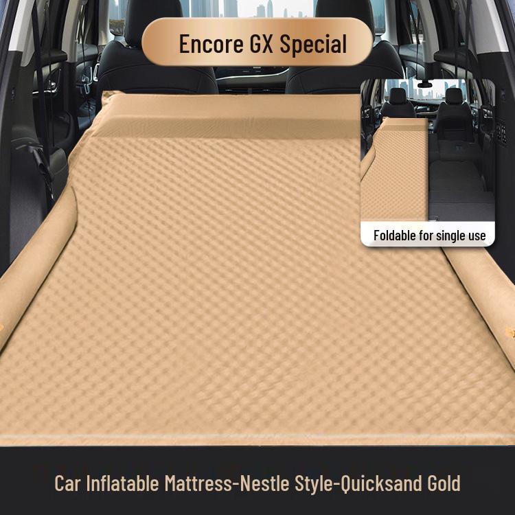 Buick Envision & Enclave SUV Inflatable Trunk Bed - Portable Sleeping Travel Mat with Free Inflation.