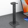 Universal Headphone Stand With AntiSlip Base And Fixed Mounting Hole For Desktop Organization Space Saving Design