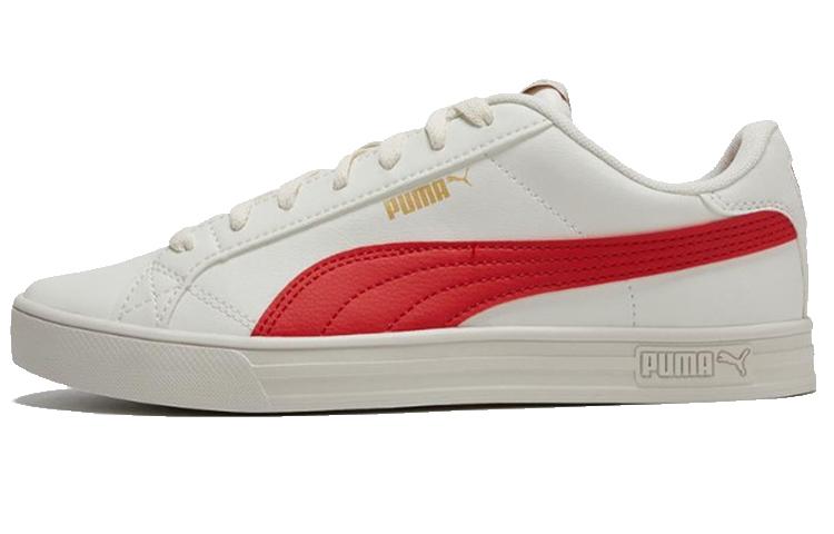 PUMA Smash Vulc V3 Lo White Red 380752-12 45