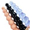 Pvc Pull Beads Anal Expansion Beads Anal Plugs Suction Cups Transparent Crystals G-Spot Rear Anal Strips Erotic Products