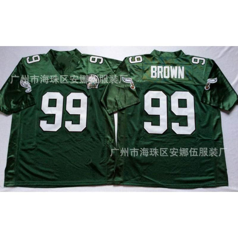 2026 Retro Embroidered Rugby Jersey Philadelphia Eagles 99 Team Sports Uniform Men Women
