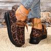 Fashion Plus Size Shoes for Women 36-43 Autumn Winter Fashion Flats Platform Wedges Lace Up Comfortable Non-slip Shoes Sneakers Women