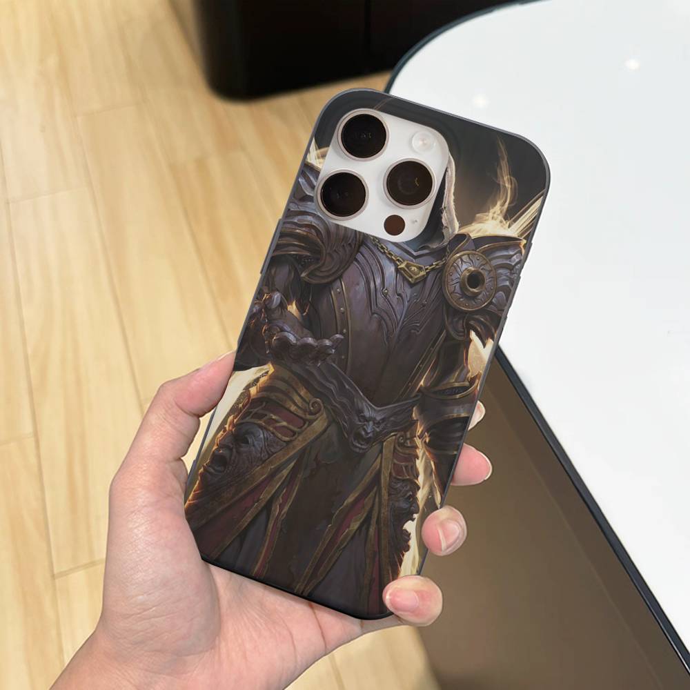 Classic Action D-Diablo Game For IPhone 17 16 15 14 13 12 11 Pro Max Plus Pro Clear Phone Cover Non-Slip Shell