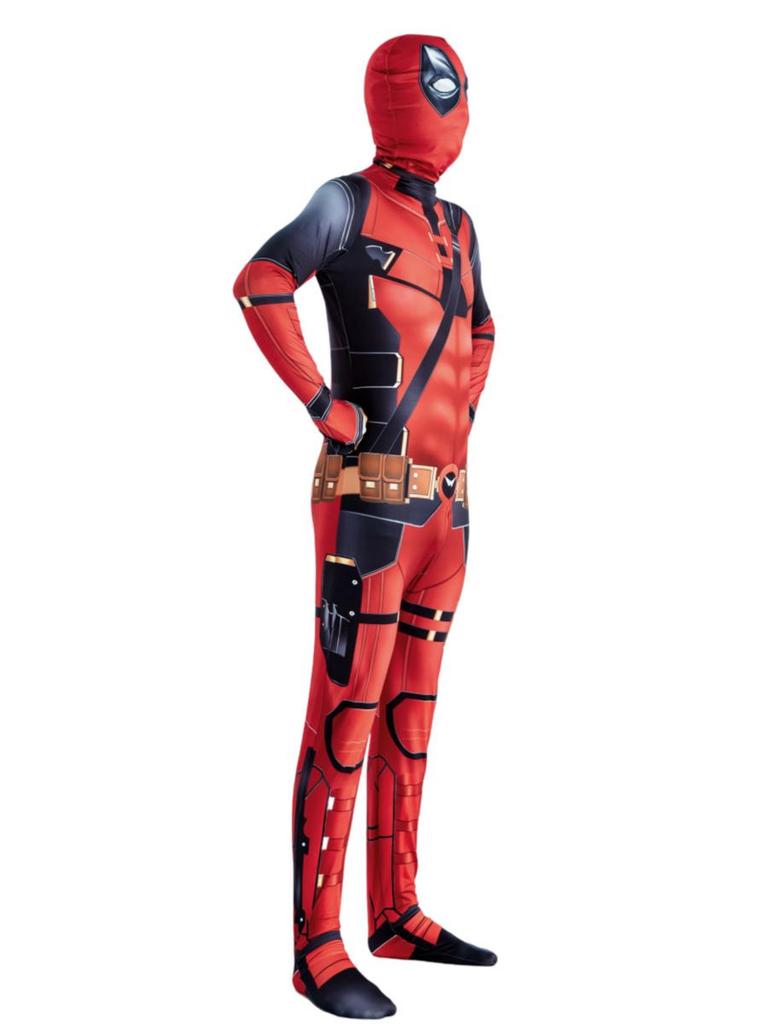 Deadpool Einteiler Bodysuit Kostüm für Kinder & Erwachsene - Halloween Cosplay Outfit