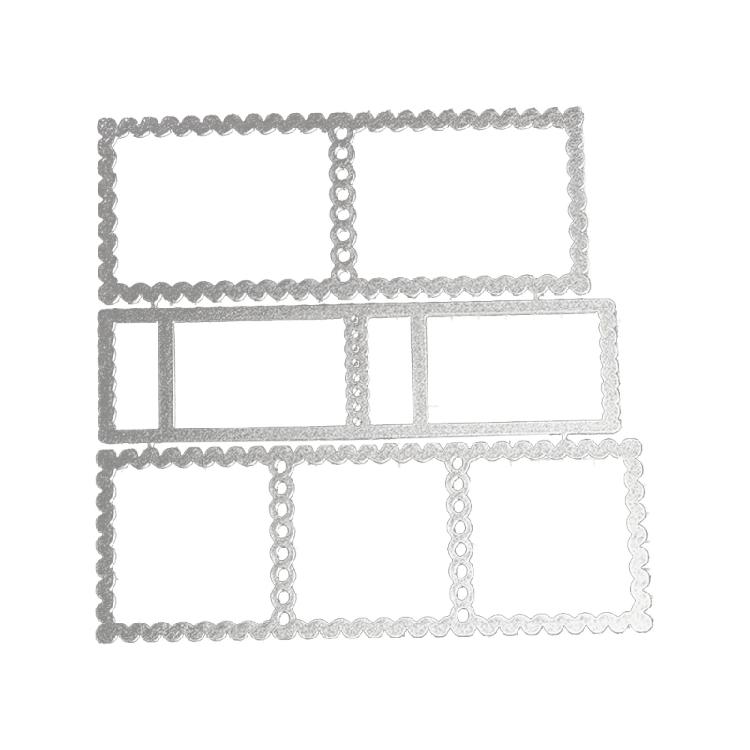 Grid Frame  Metal Die Cuts for Card Making Scrapbooking Paper Craft DIY Template