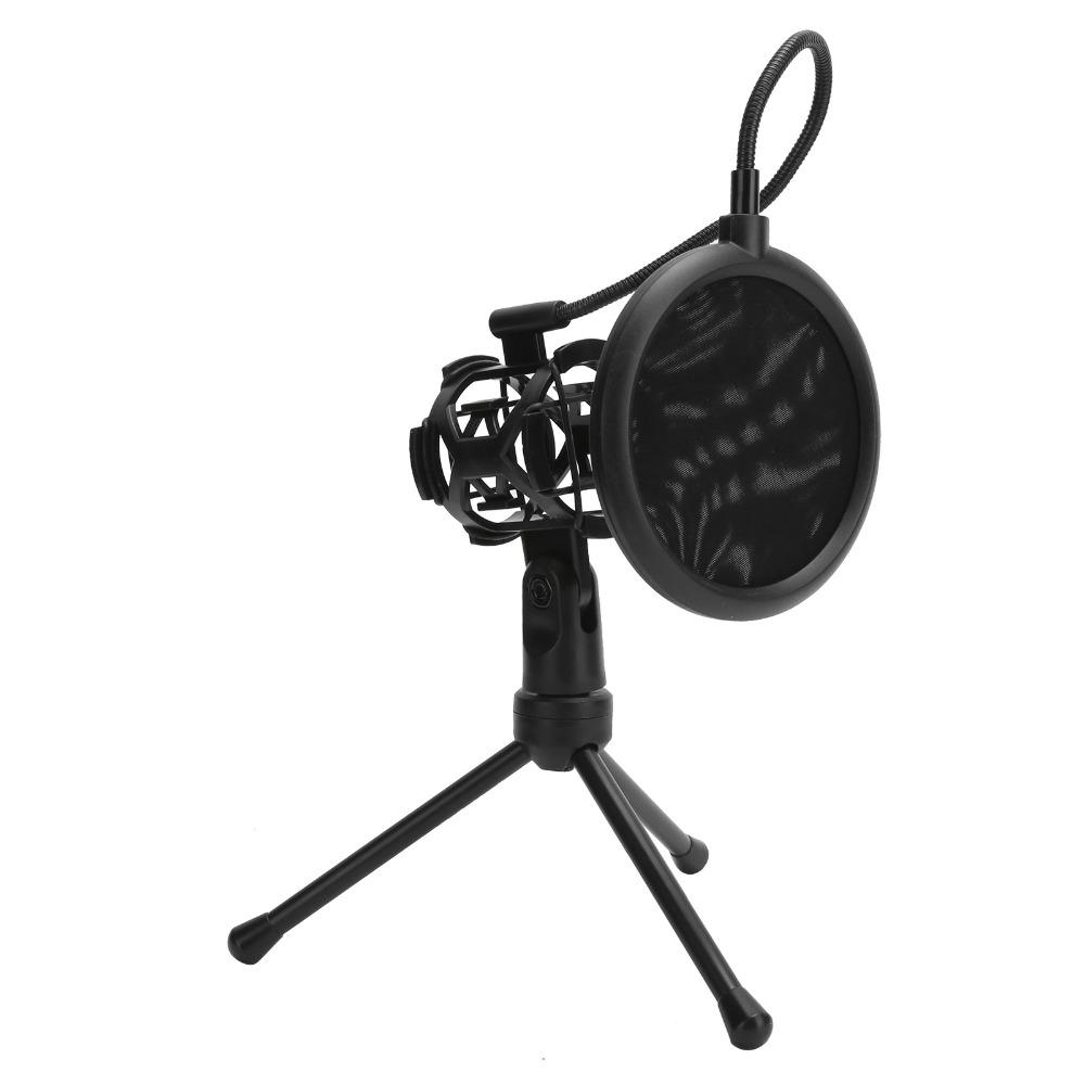 Shock Absorbing Microphone AntiSpray Filter for Mic with Handle Diameter Under 44mm