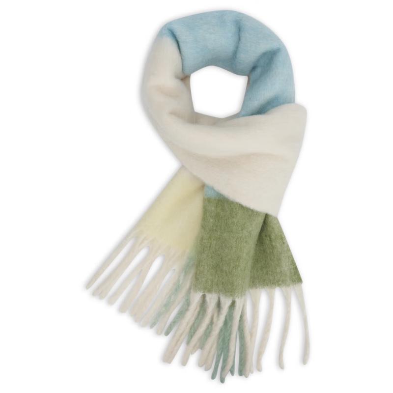 

Calvin Klein Jeans Retro Plaid Wool Blend Tassel Scarf Gift Set One Size