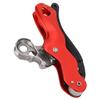Aluminum Magnalium Alloy Self‑Braking Stop Descender for 10‑12mm Rope Climbing Gear