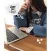The Pink Oversized Cat Lettering Knit