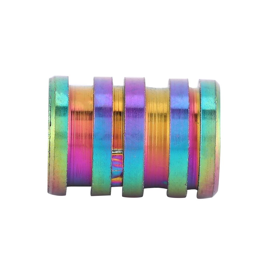 TC4 Titanium Alloy Knife Beads Pendant for Outdoor Lanyard Parachute Cord Large Size Colorful