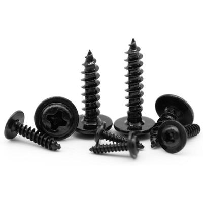 Round Head Phillips Self-Drilling Screw with Washer - Carbon Steel M1.7-M4