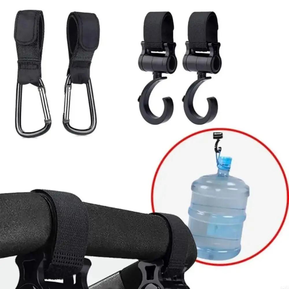 Baby Stroller Hooks Plastic Buckles Clips Carabiner Multifunction Household Trolley Diaper Bag Organizer Hook Pram Hanger Set